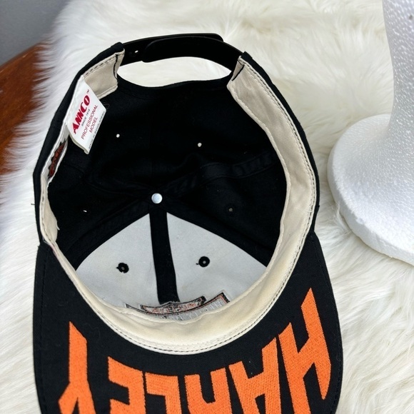 SET OF TWO HARLEY-DAVIDSON ONE SNAPBACK HAT AND OTHER WITH VELCRO SNAP - Picture 8 of 15